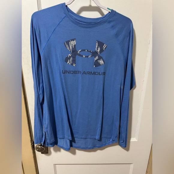 Under Armour Women's Long Sleeve Shirt in Blue - Picture 1 of 4